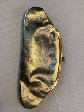 Vintage Metallic Gold Women’s Clutch Handbag